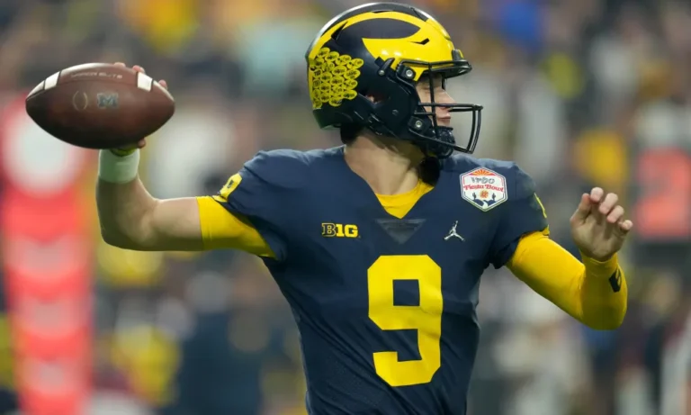 While there’s anticipation that Michigan quarterback J.J. McCarthy will be a first-round pick in the upcoming NFL draft,