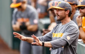 Just in: Tony Vitello, the newly appointed Tennessee baseball coach. Vitello invited Rucker to join him in…